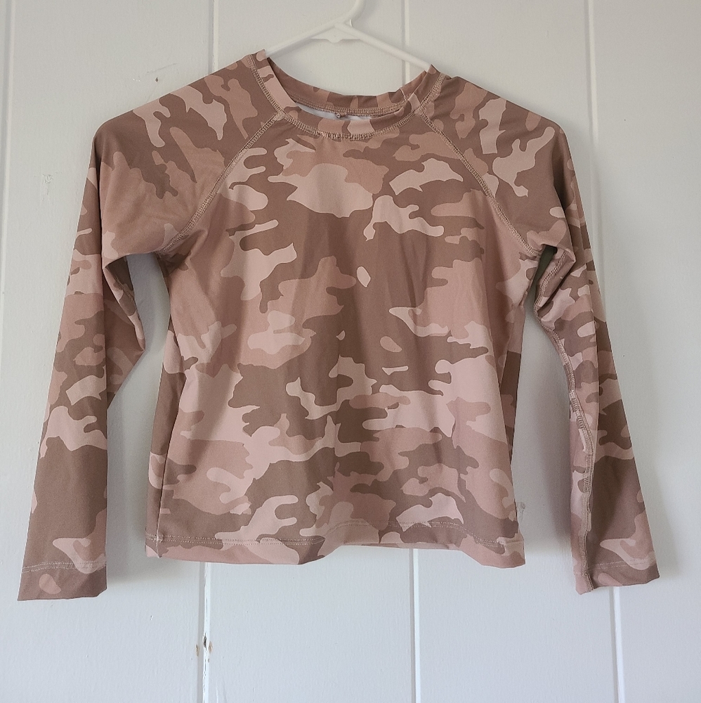 Acacia Swimwear Kids Camo Lanikai Rashguard XXL